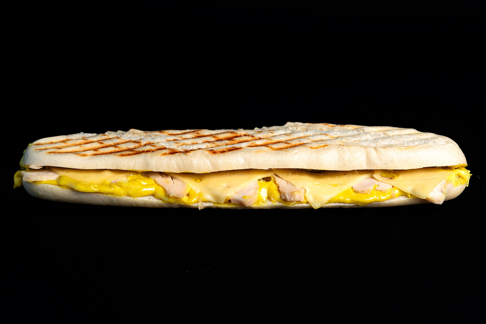 Panini - Poulet, curry, emmental