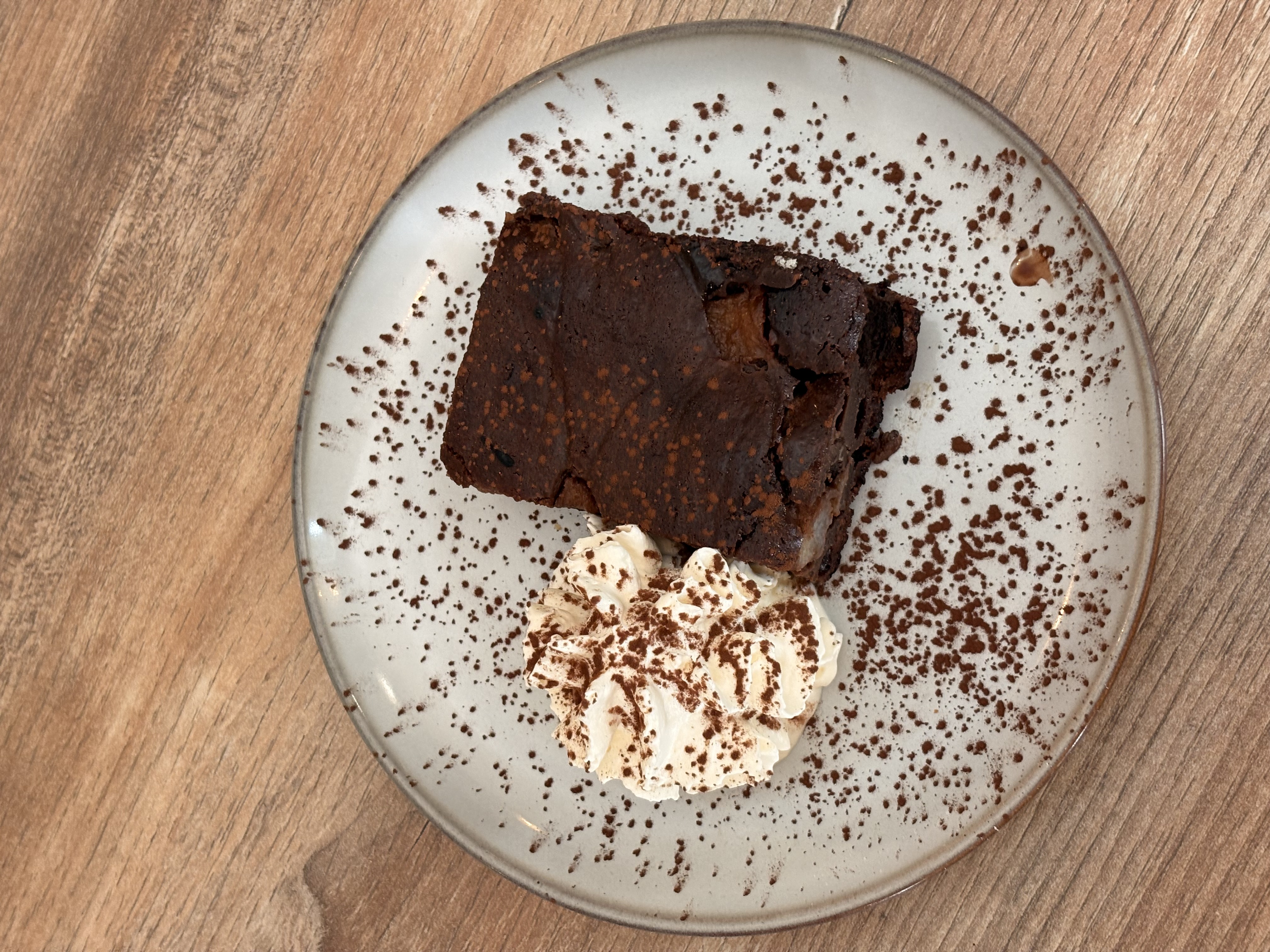 Brownie poire chocolat
