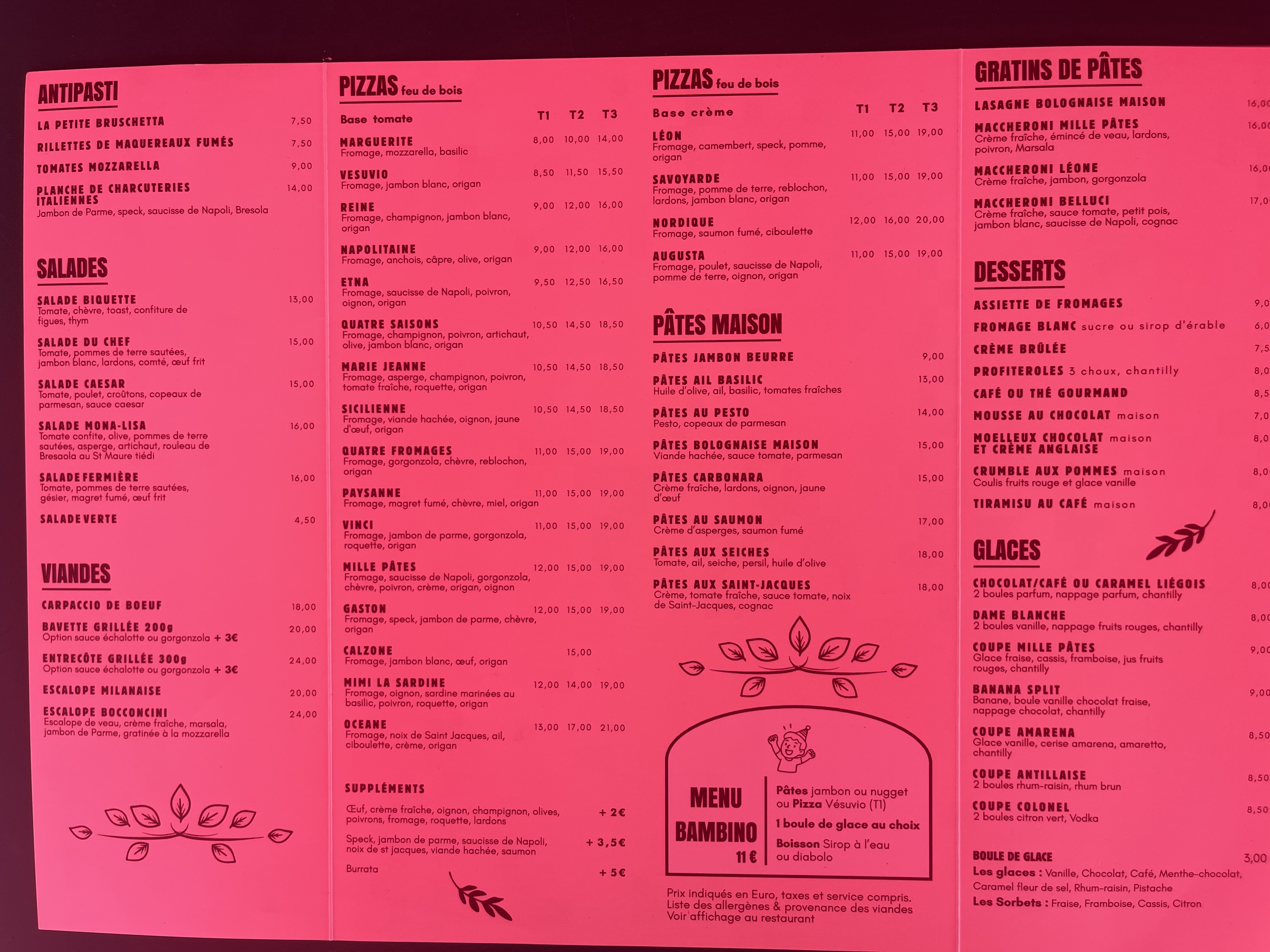 La carte