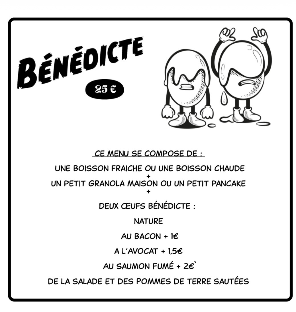 Menu Benedicte